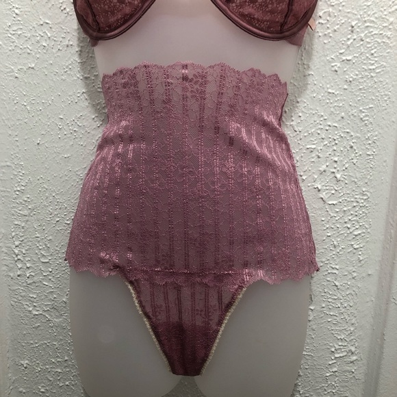 Victoria’s Secret 34F & Medium High Waist Thong Sexy Tee Unlined Demi Bra 34(3D) - Picture 4 of 8